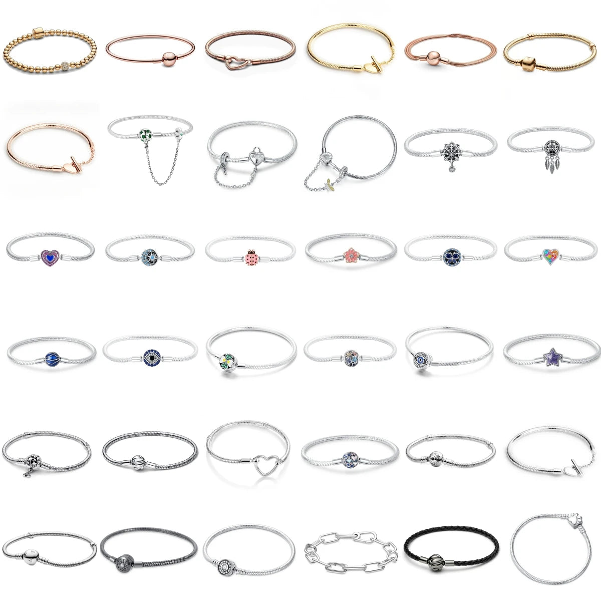 BRACCIALI IN ARGENTO 925 PER CHARM