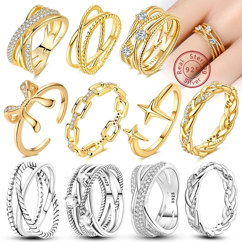 ANELLI IN ARGENTO 925 VARIE MISURE