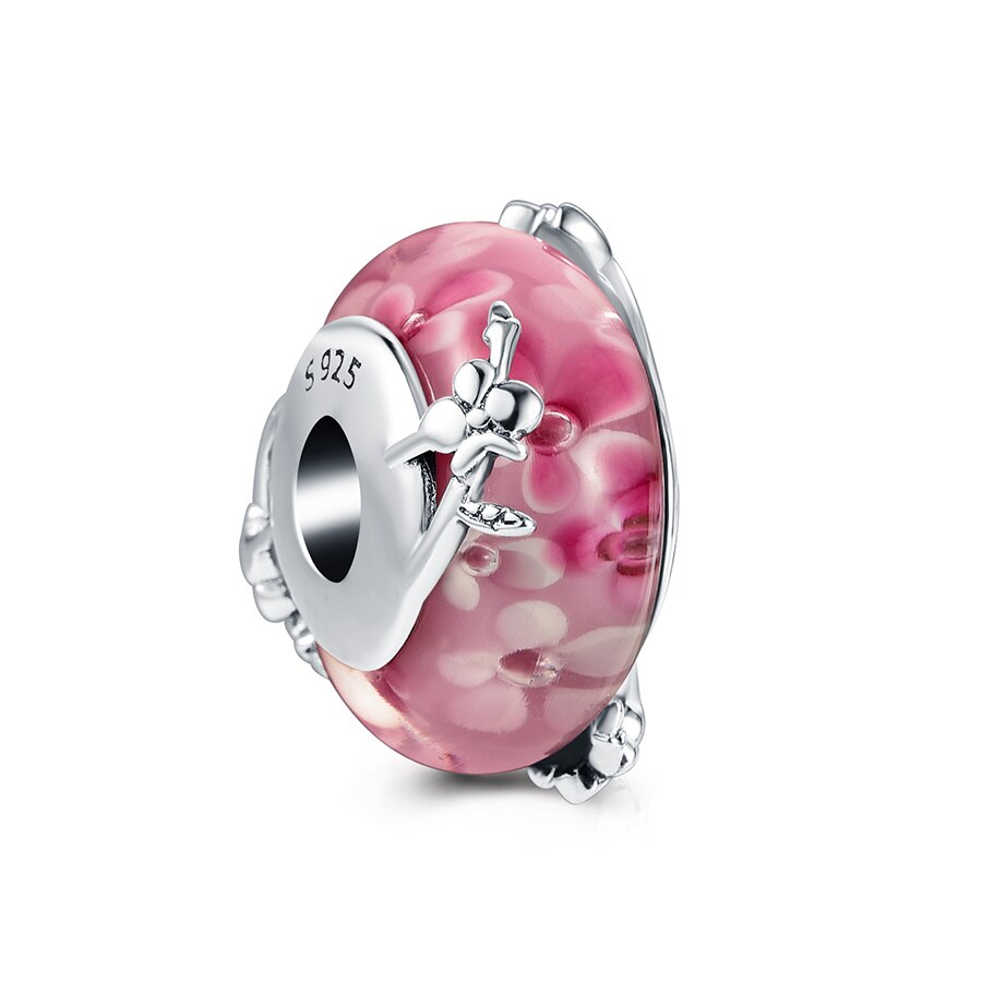 CHARM STERLING SILVER 925 MURANO