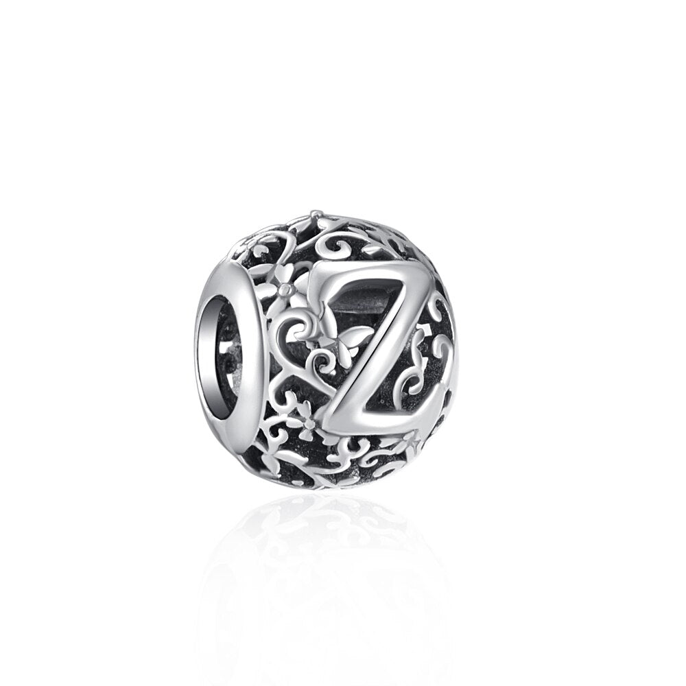 CHARM STERLING SILVER 925 LETTERA