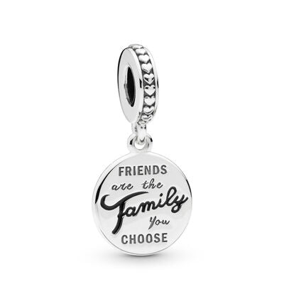 CHARM STERLING SILVER 925 CUORE BEST FRIEND CHIAVE INFINITO HAPPY BIRTHDAY CLIP