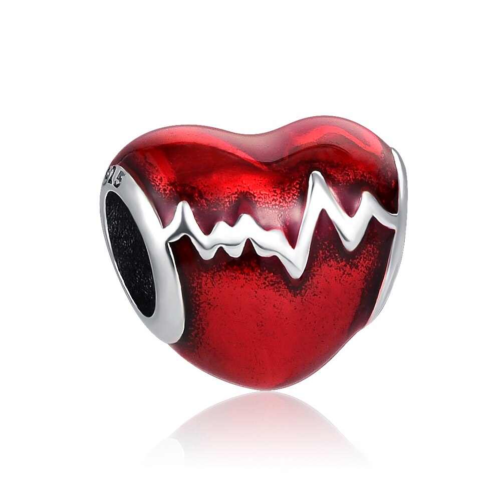 CHARME STERLING SILVER 925 ROSSO CUORE