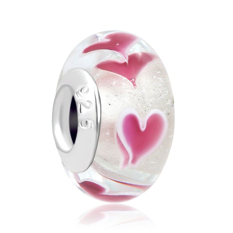 CHARM STERLING SILVER 925 MURANO