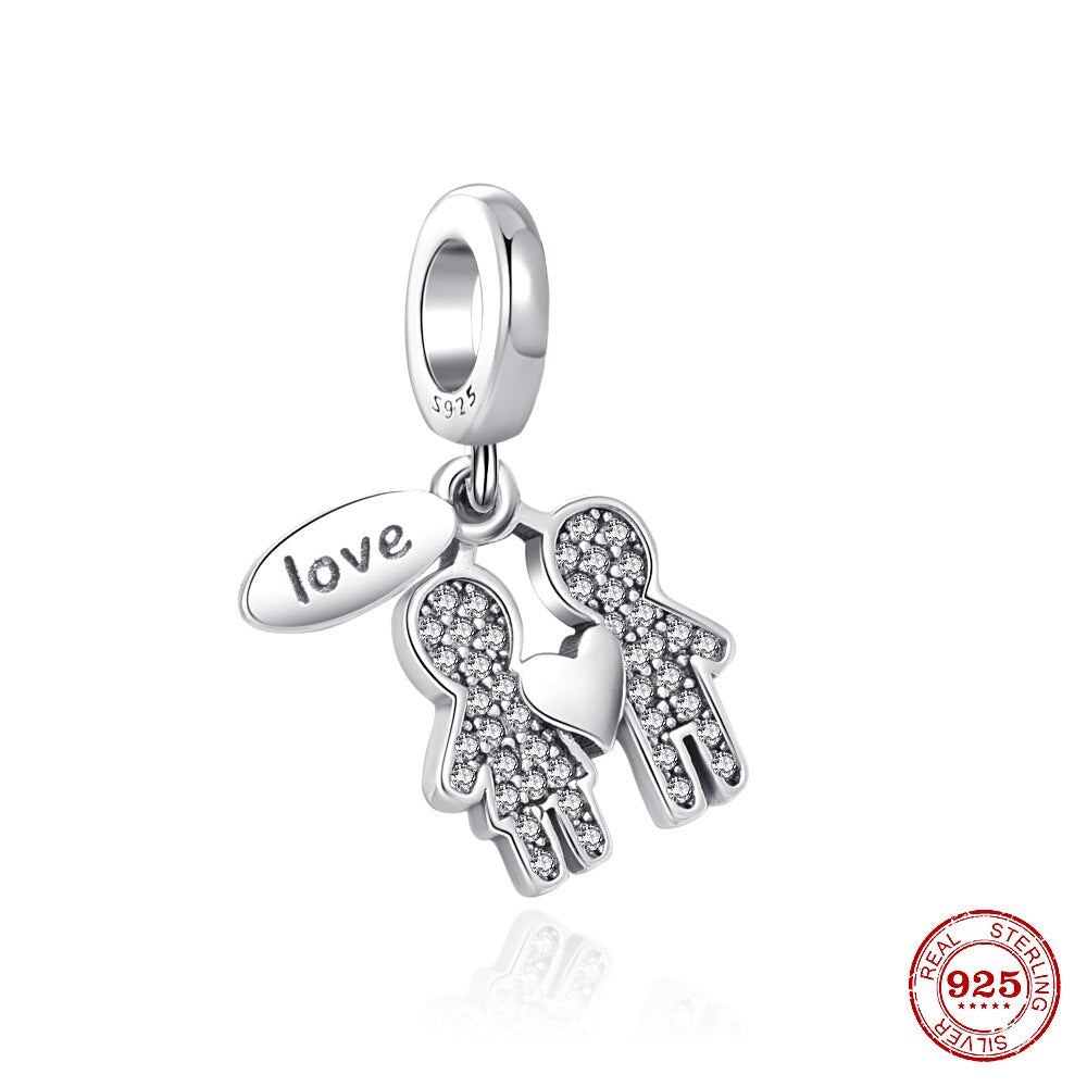 CHARM STERLING SILVER 925 LOVE