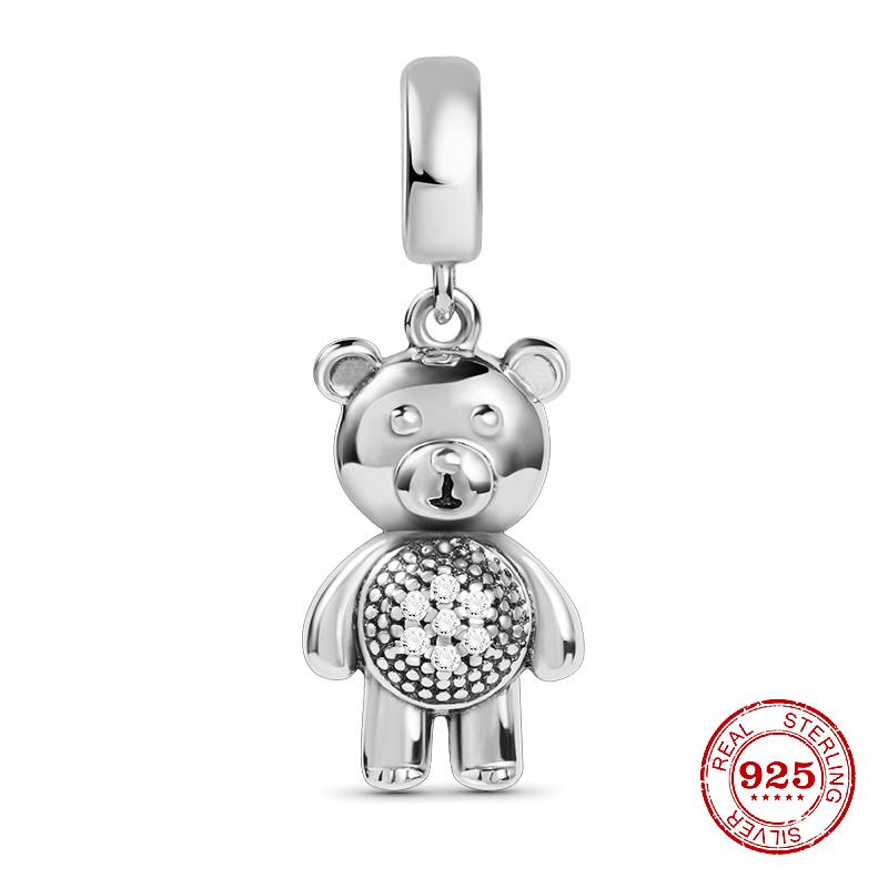 CHARM STERLING SILVER 925 ORSETTO