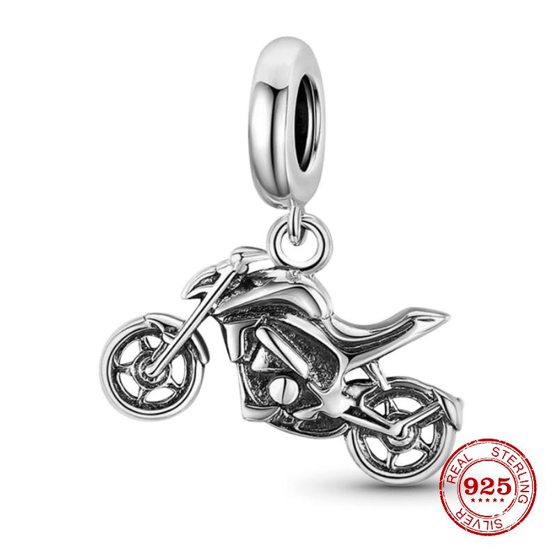 CHARM STERLING SILVER 925 MOTOCICLETTA