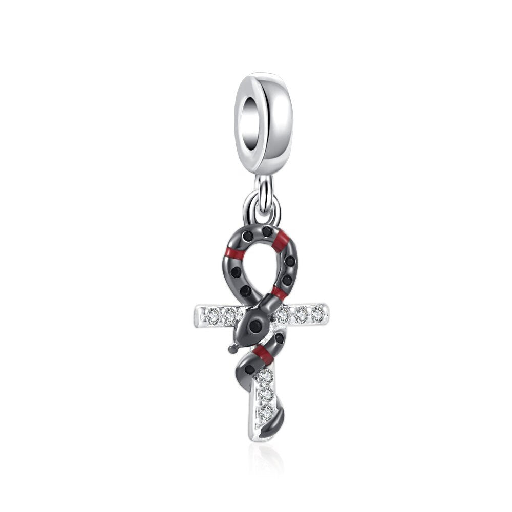 CHARM STERLING SILVER 925 PENDENTE CROCE