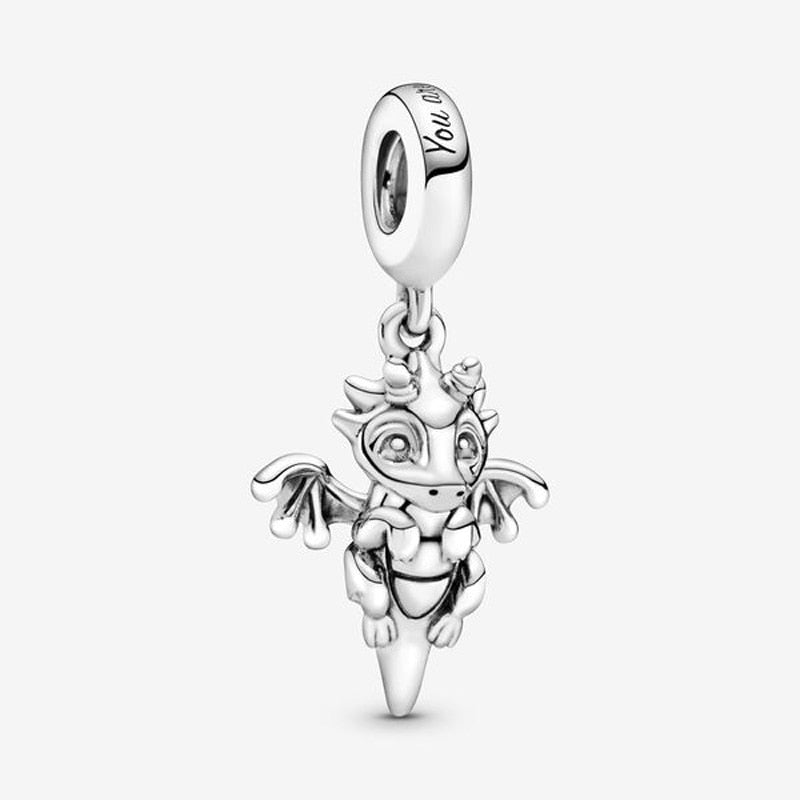 CHARM STERLING SILVER 925 DRAGHETTO