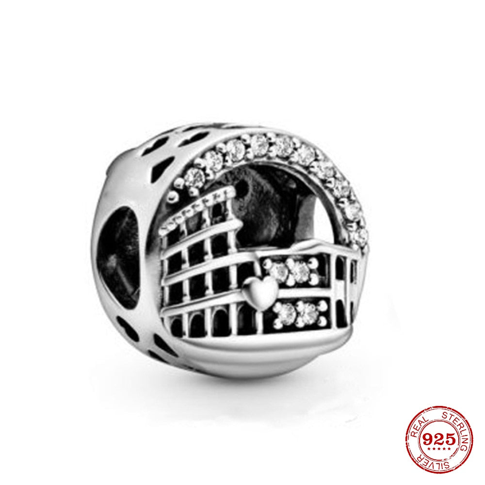 CHARM STERLING SILVER 925 COLOSSEO